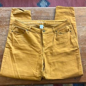 Mustard Yellow Skinny Jeans